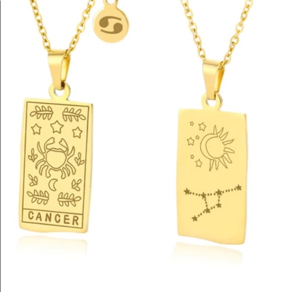 18k gold VIRGO ♍️ zodiac sign necklace - Picture 8 of 15